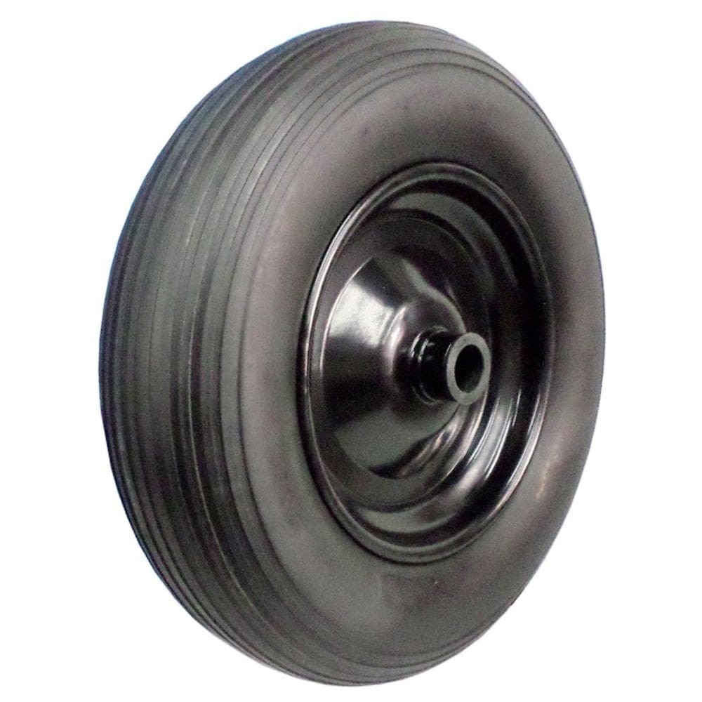 Roda Maciça 350X8 Pu Super Elástica Anti Furos