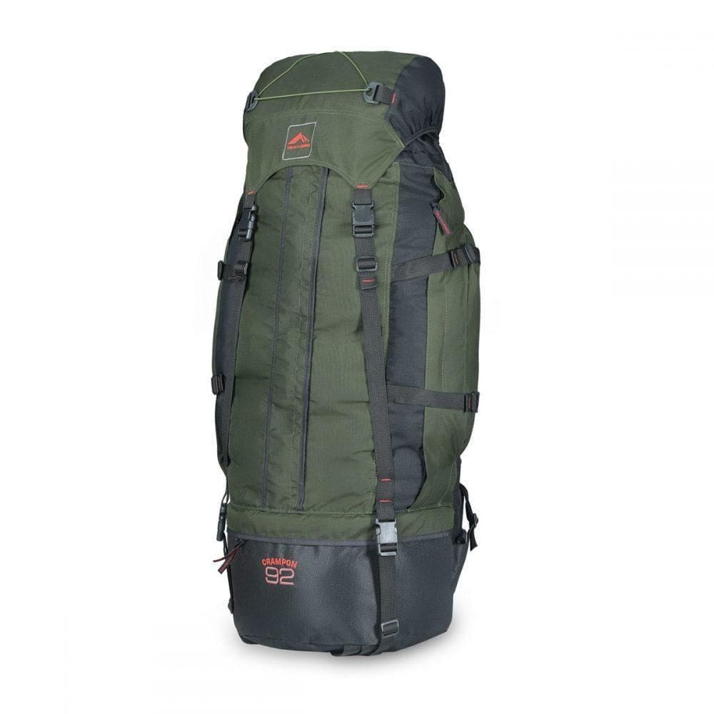 Mochila de 92 lts. crampon 92 - verde com preto 0092