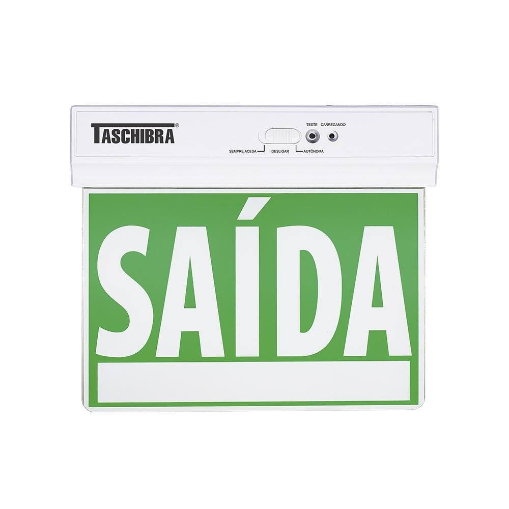 Placa De Sinalização - Saída De Emergência - Face Única