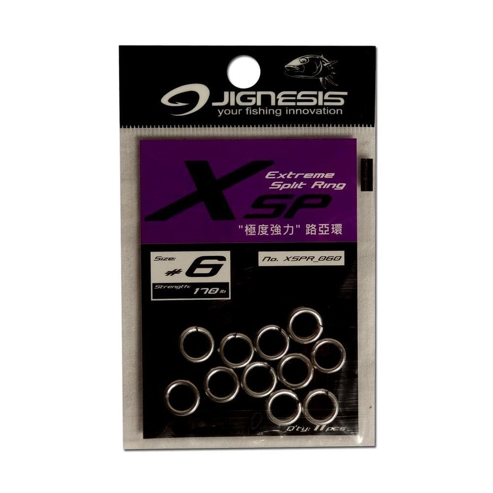 Split Ring Jignesis Extreme Xsp Em Aço Inox Nº6