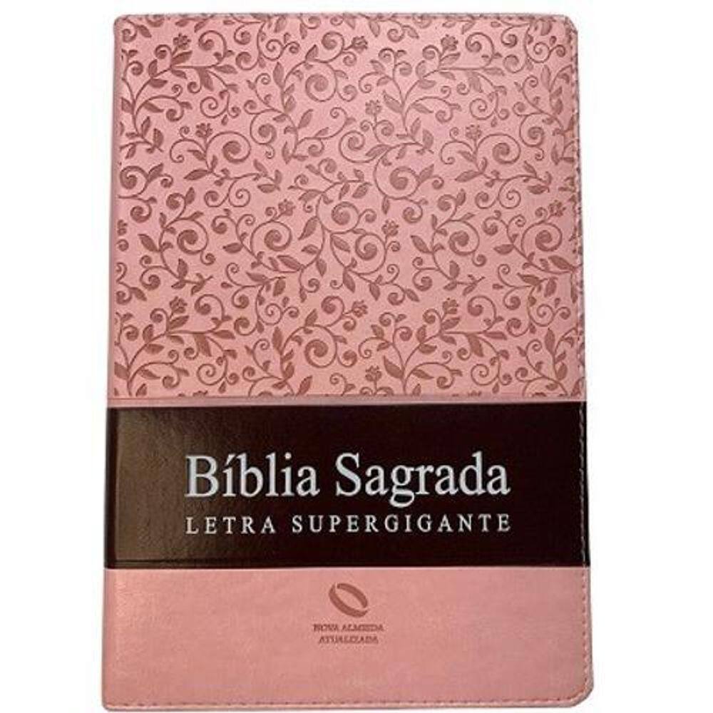 Bíblia Sagrada Supergigante Naa - Feminina Com Índice