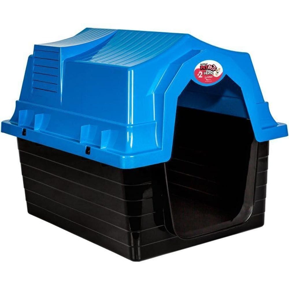 Casa Para Cães Jel Plast Plástica N3 - Azul