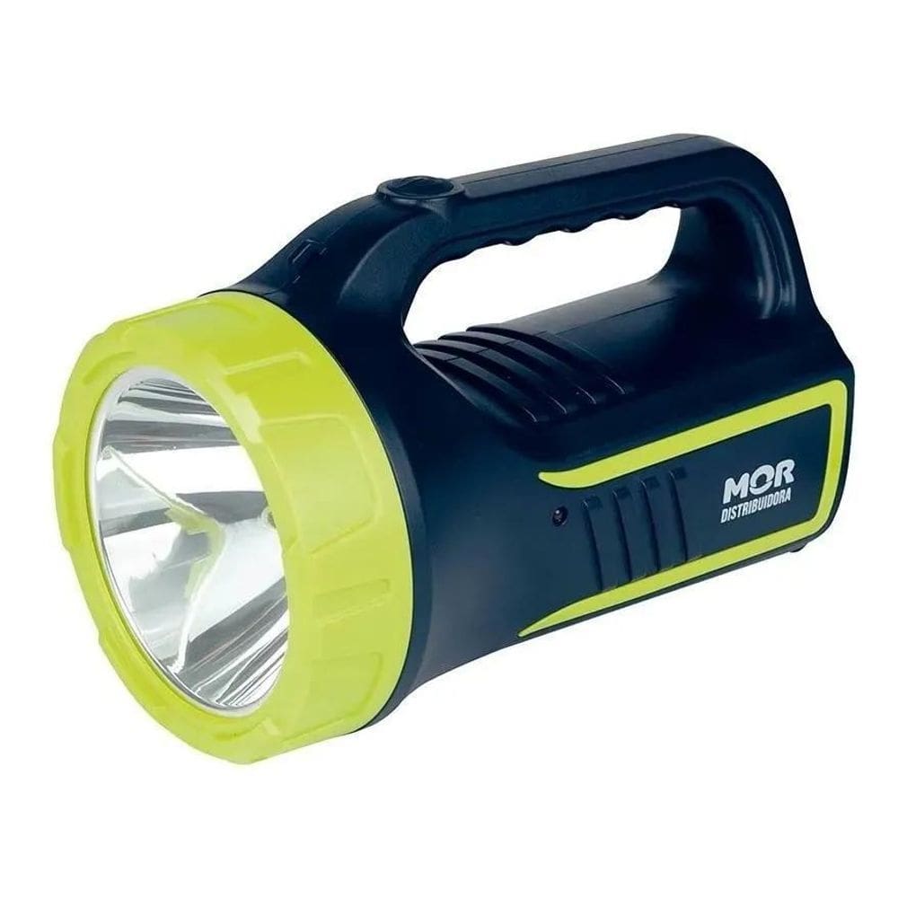 Lanterna Recarregável Mor Power Led Holofote