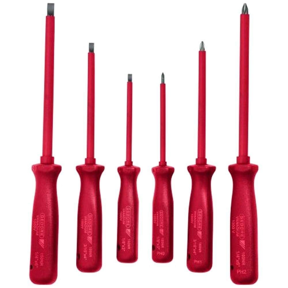 Jogo de Chave Fenda e Phillips Isoladas 1000V com 6 Peças
