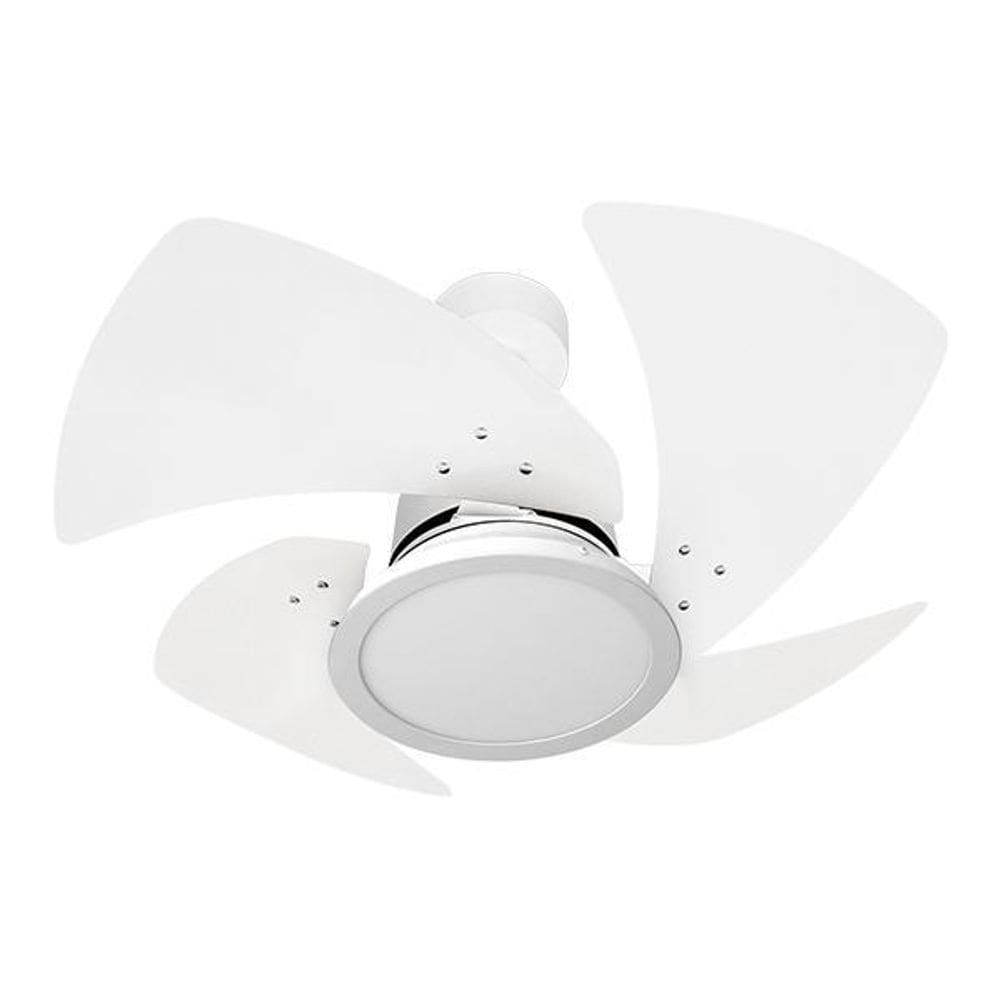 Ventilador De Teto Tornado Led Branco De Mdf Brancas 220V