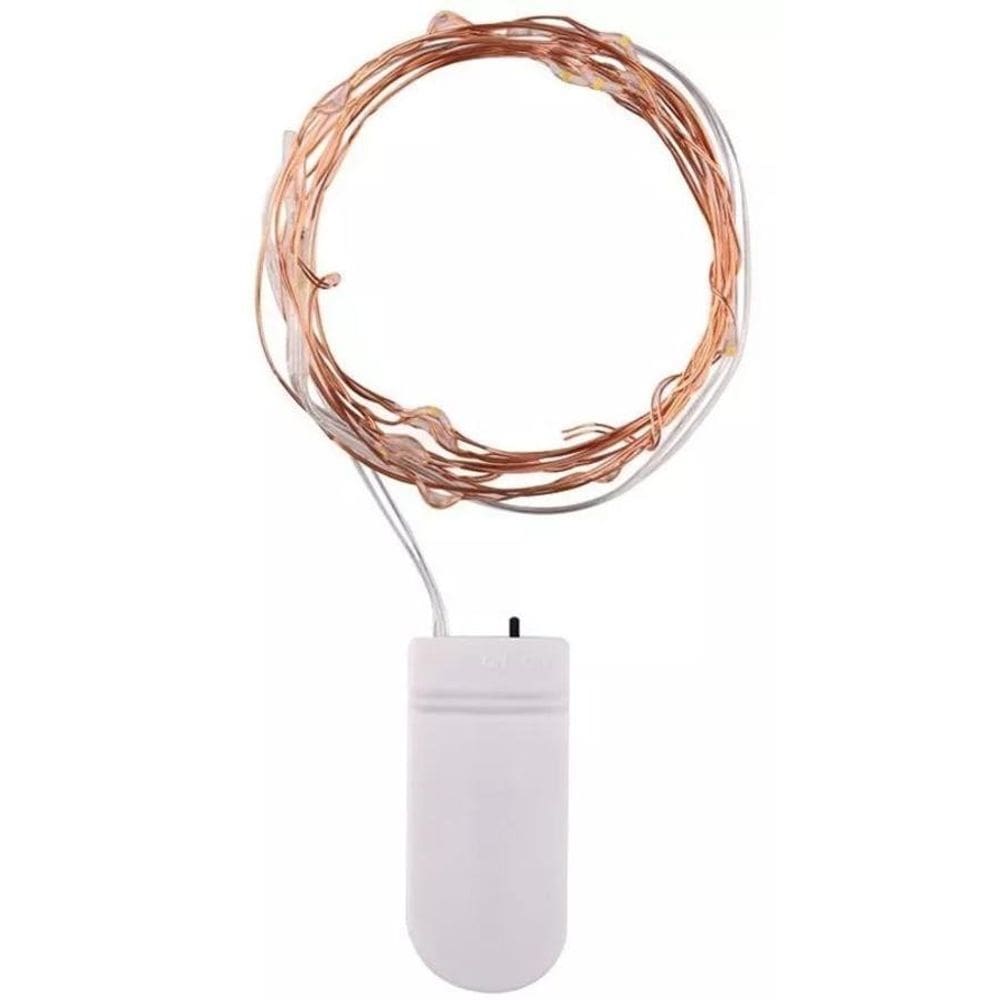 Kit 8 Fios Micro Luzes De Led Iluminação Natal Branco Frio
