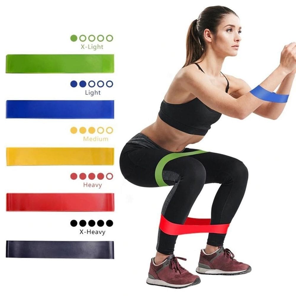 5 mini band elastico academia fit treino funcional exercíci