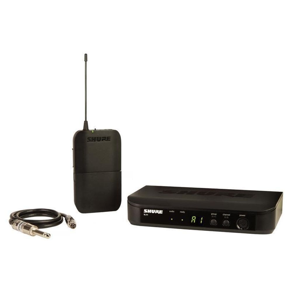 Transmissor sem fio shure blx14br-j10 para instrumentos
