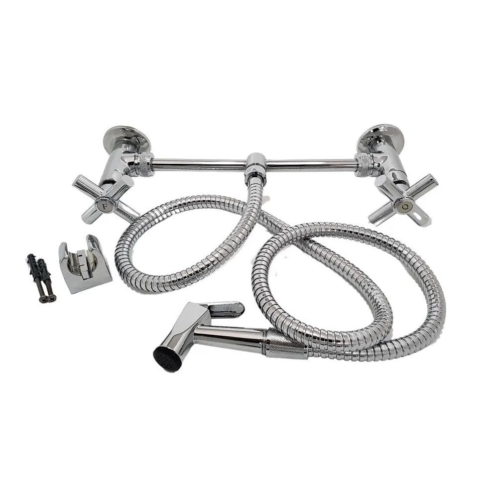 Misturador Externo Ajustável Ducha Higiênica Cromado - 2300319