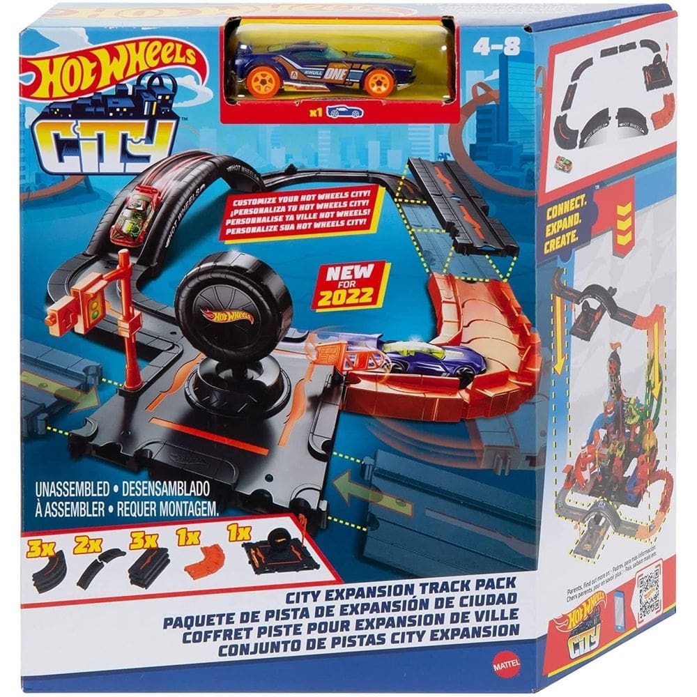 Pista hot wheels city conjunto de expansão - mattel hdn95