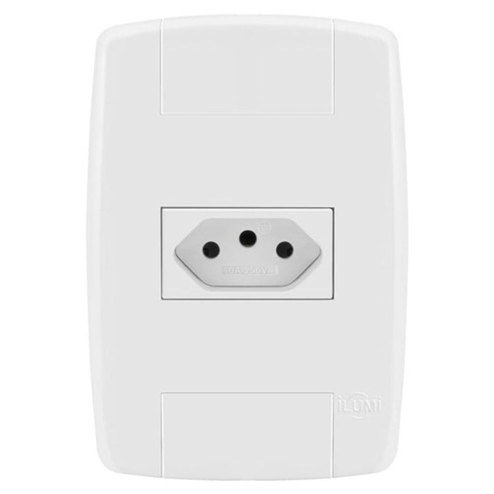 Conjunto 1 Tomada Ilumi Lev 10A 250V - 87140
