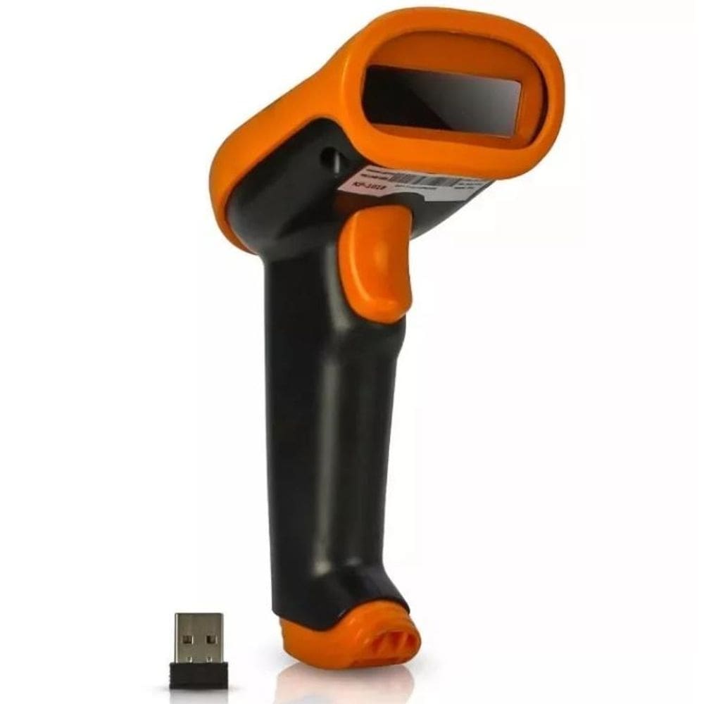 Leitor codigo de barras usb sem fio knup kp1018 scanner