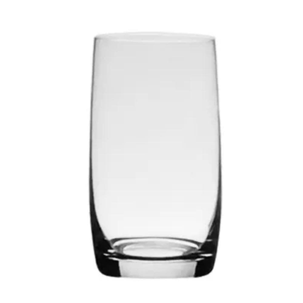 Copo de cristal bohemia pavo titanium água suco drink 380ml