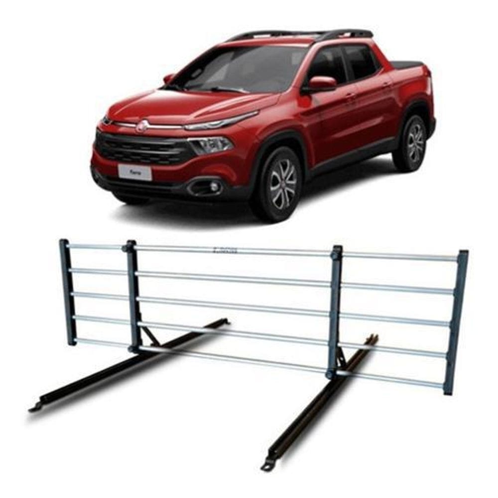 Divisor de caçamba cargo fiat toro fixação