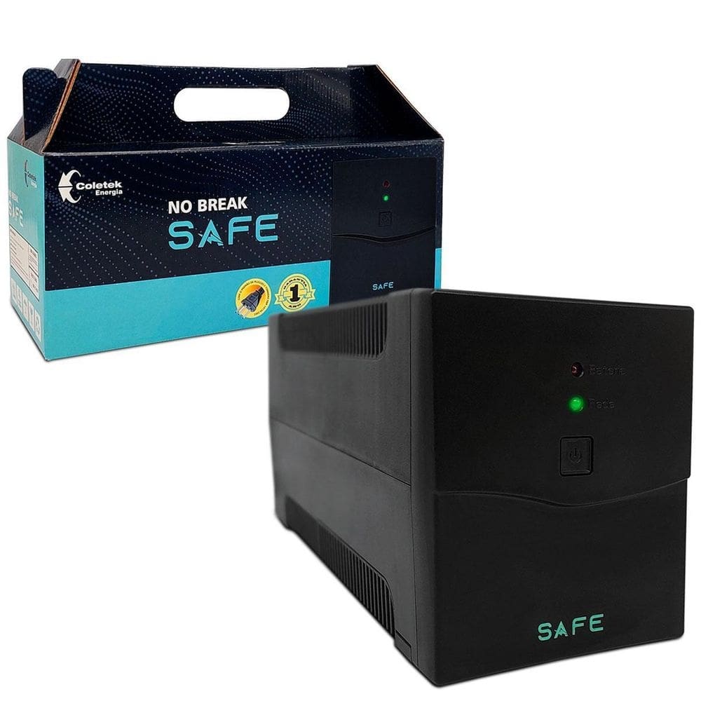 Nobreak 600Va Coletek Safe600, Entrada Bivolt Automático,