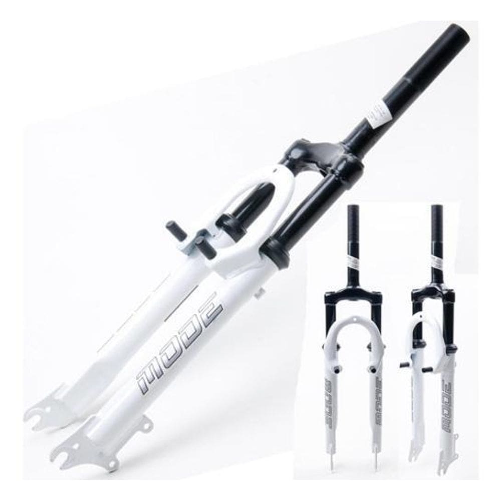 Garfo Suspensão Bike Aro 26 V-Brake Disco Mode Branco