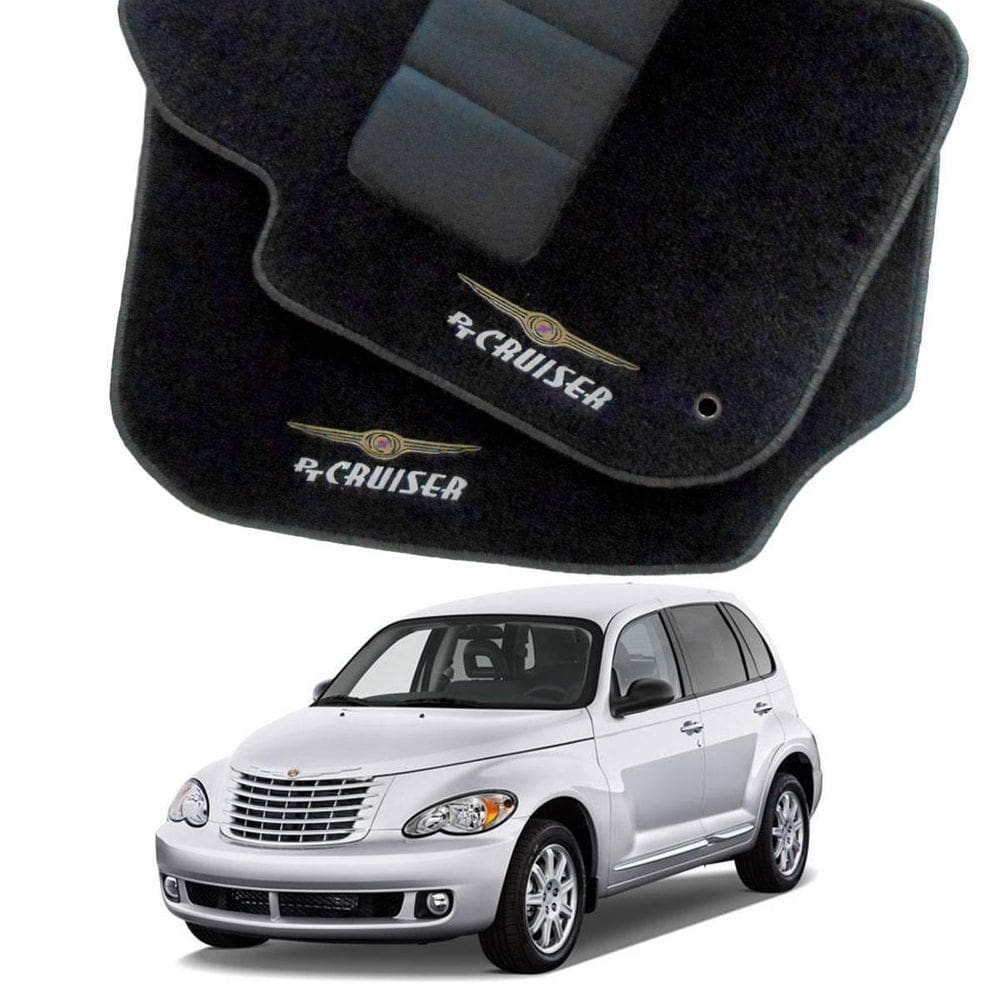 Tapete automotivo chrysler pt cruiser em carpet linha luxo