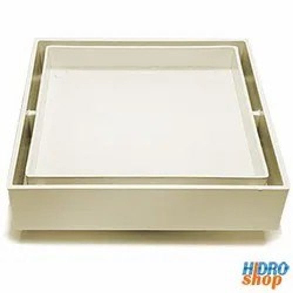 Ralo Invisível Branco Gelo 10 x 10cm - 165591