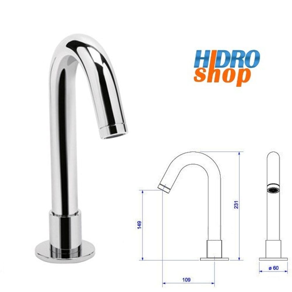 Bica Para Misturador Lavatório de Mesa C25 Sky Deca Cromado - 4908147