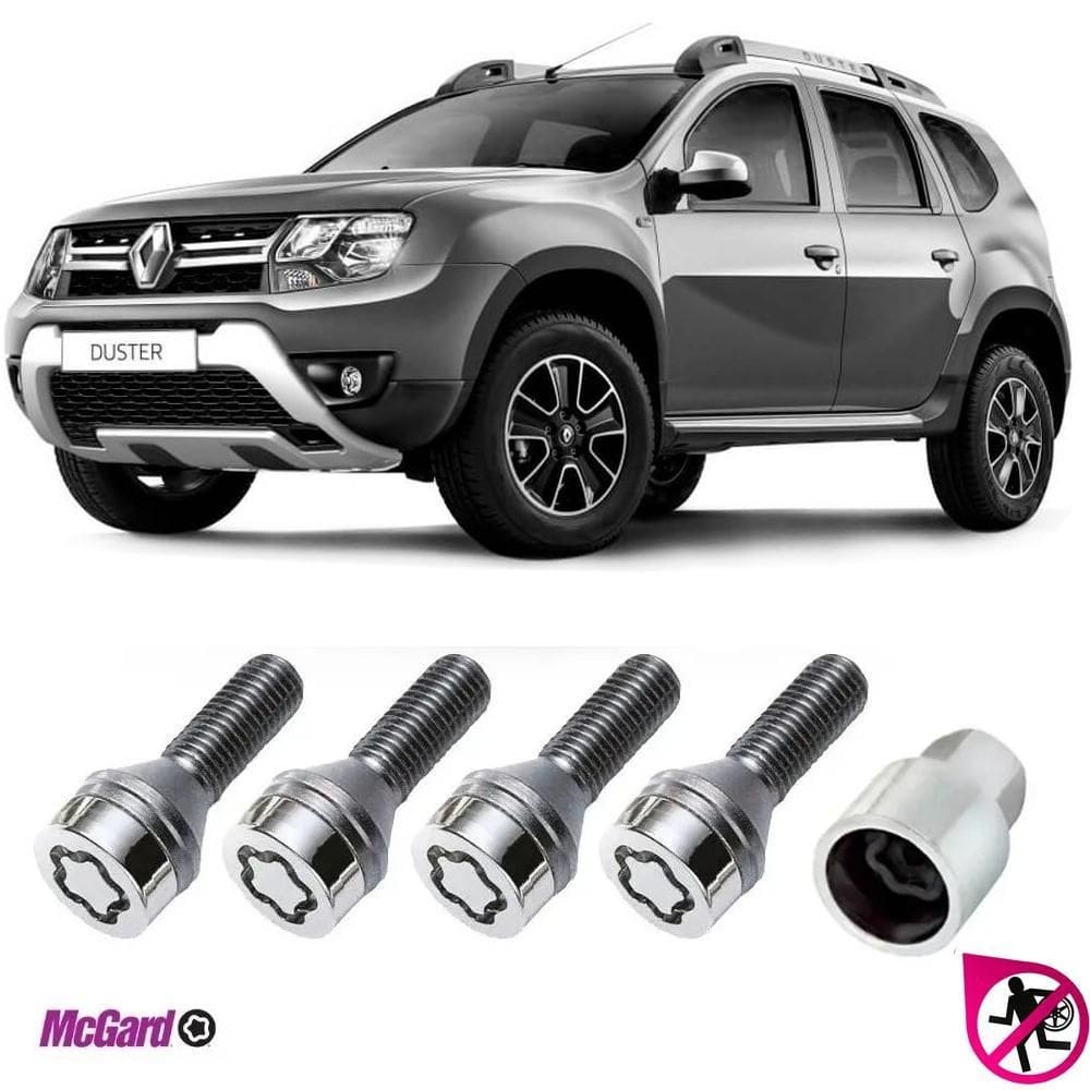 Kit parafuso trava antifurto roda renault duster