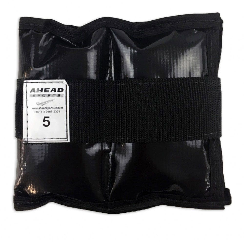 Caneleira de peso ahead sports aff339 5kg preta