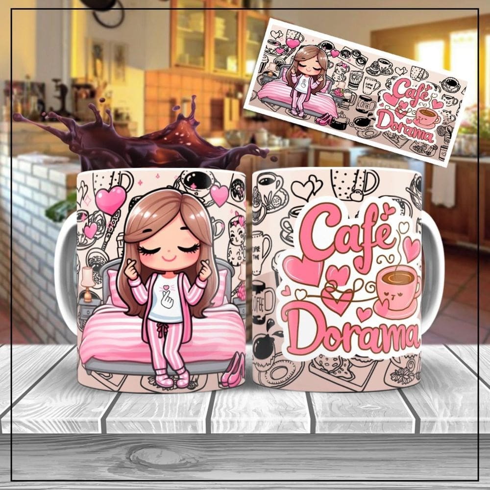 Caneca Personalizada Café E Dorama