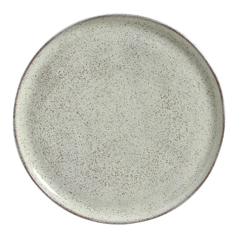 Conjunto c/6 pratos raso bio pistache porto brasil- 1 linha