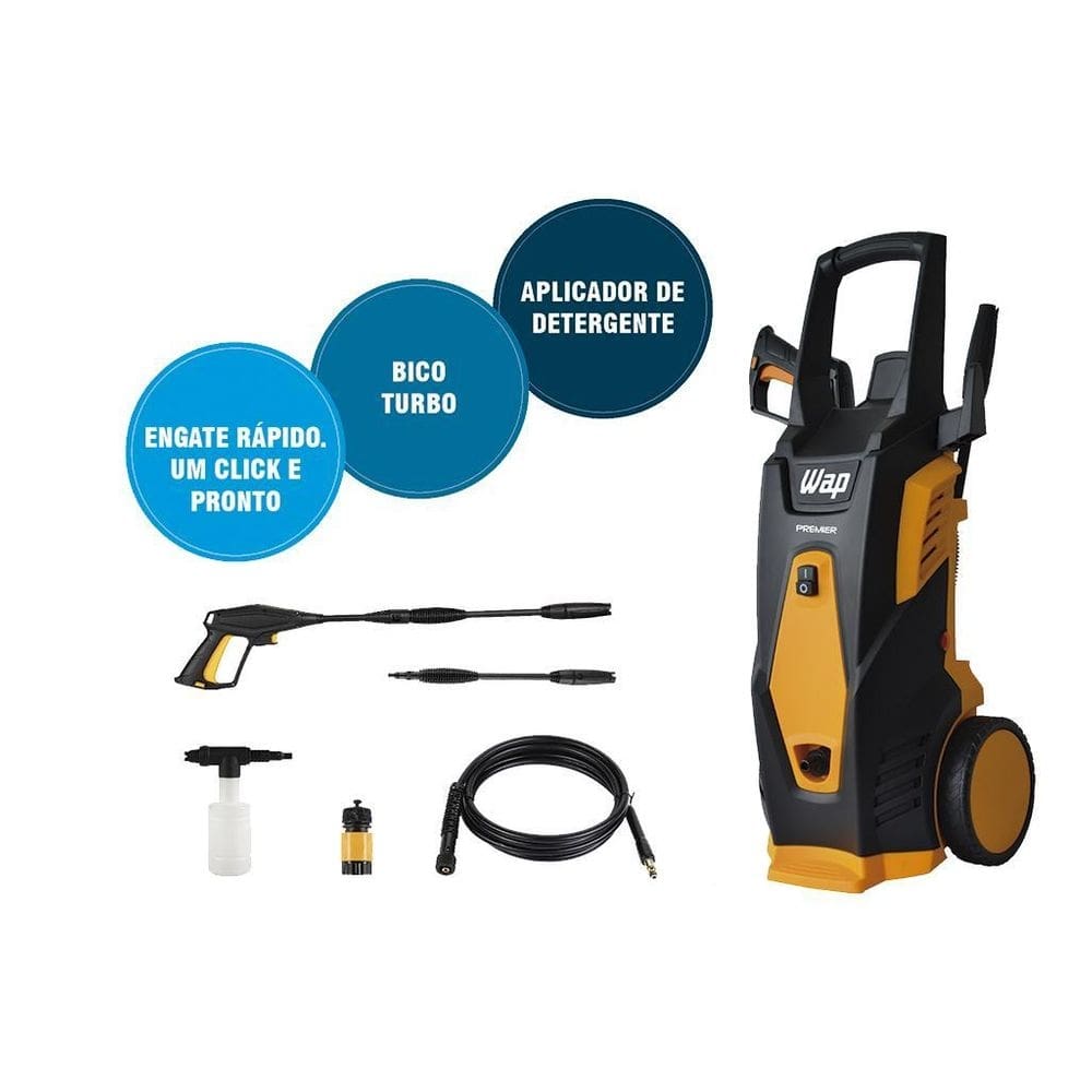 Lavadora de alta pressão wap premier 2600 1800w 127v