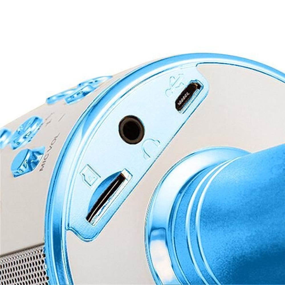 Microfone Bluetooth Wster Ws-858 Alto-Falante Karaokê Show