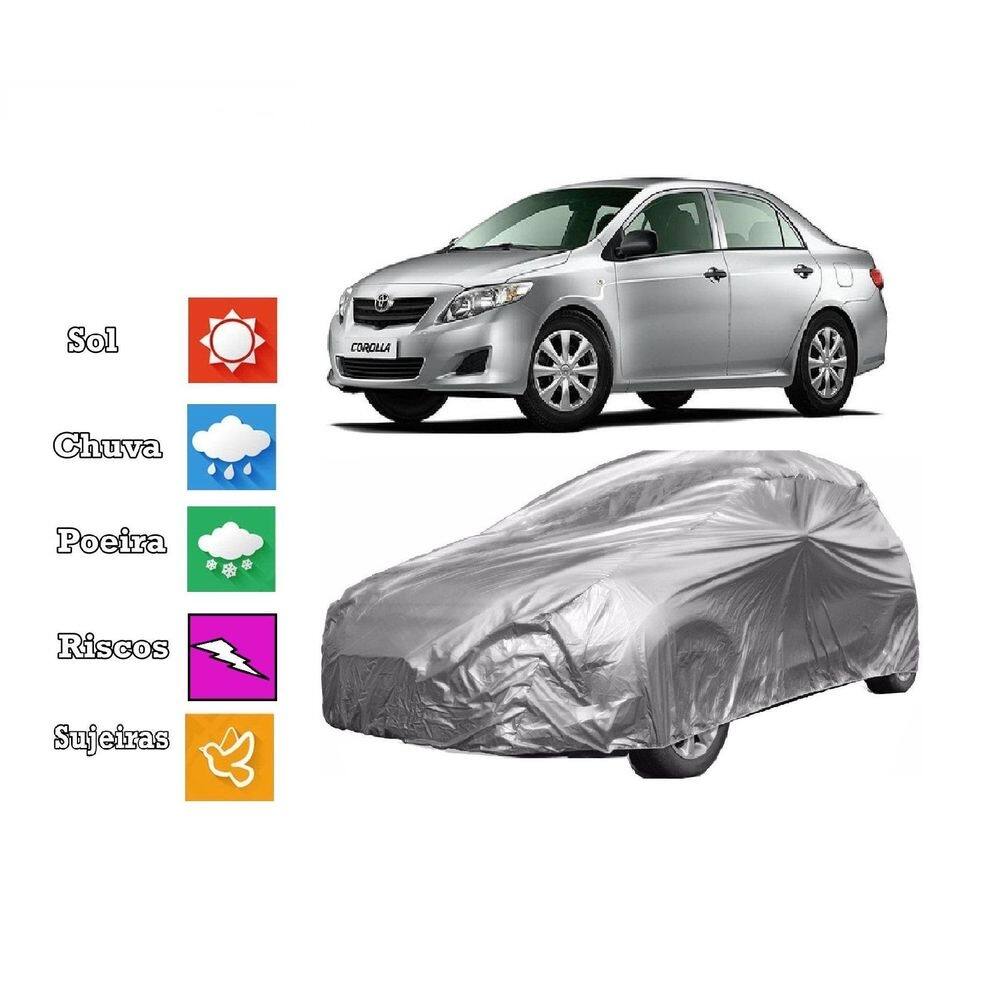 Capa cobrir carro corolla forrada e impermeável proteção