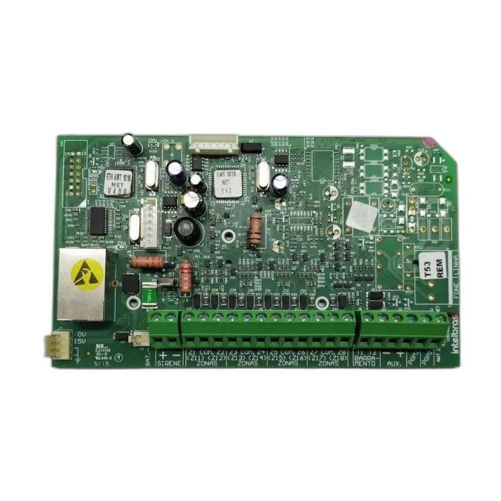 Placa base cpu alarme intelbras amt 1016 net -