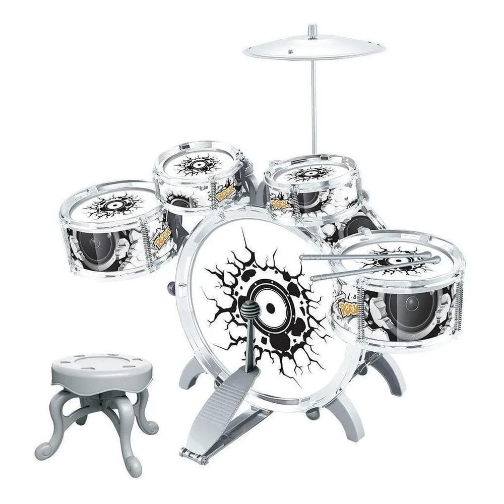 Bateria infantil grande com banco vb410