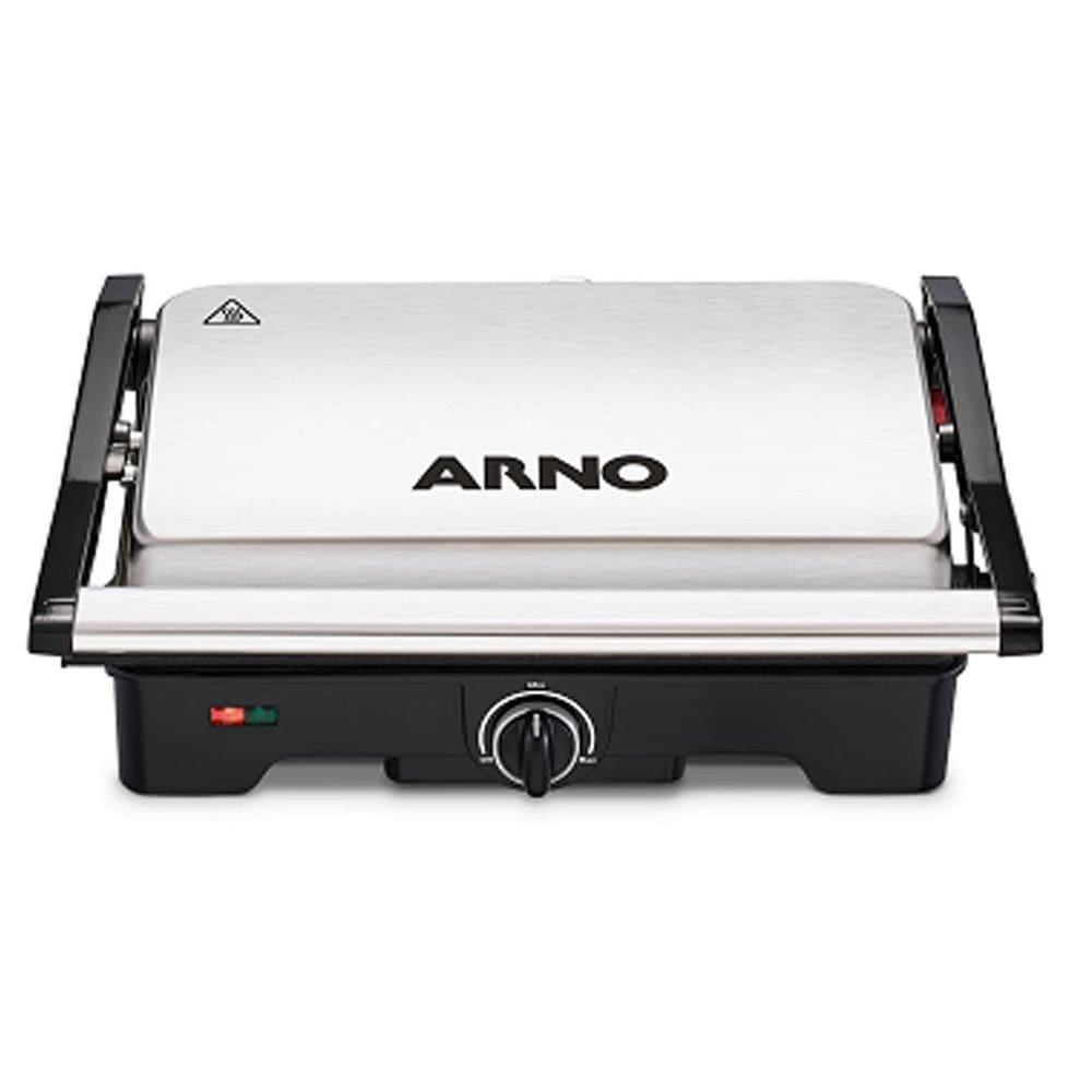 Grill elétrico hambúrguer carne legumes arno dual 1100w 220v
