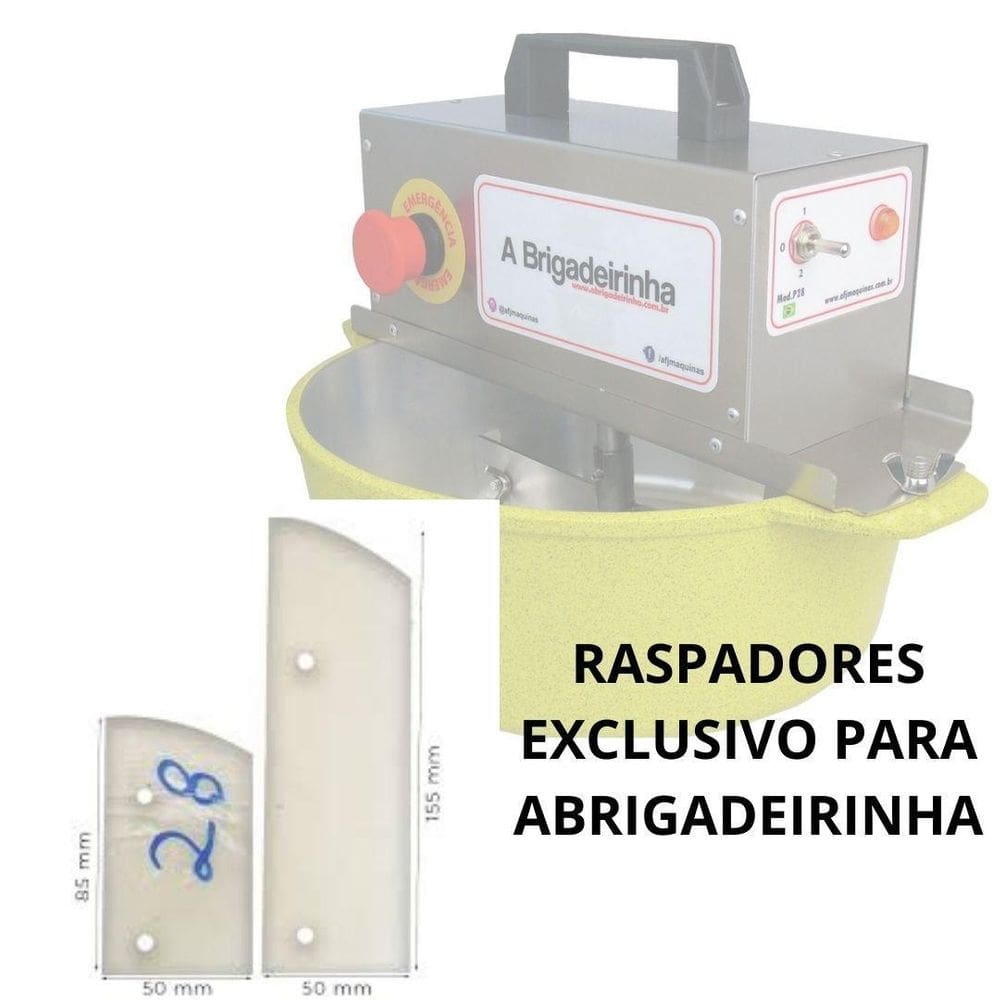 Fita raspador silicone de panela de mexer doces - afj - n 28