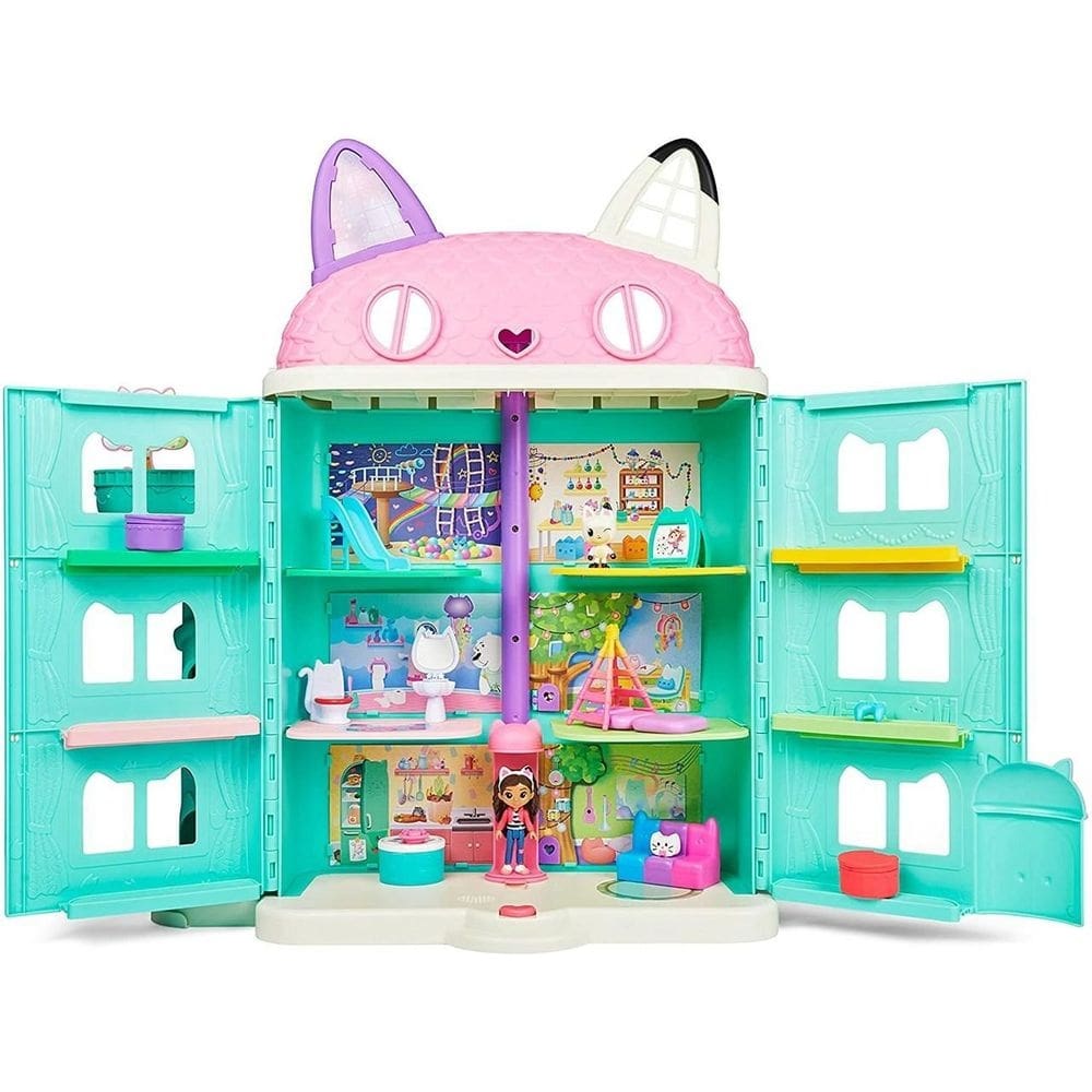Casinha de bonecas playset a casa mágica da gabby - sunny