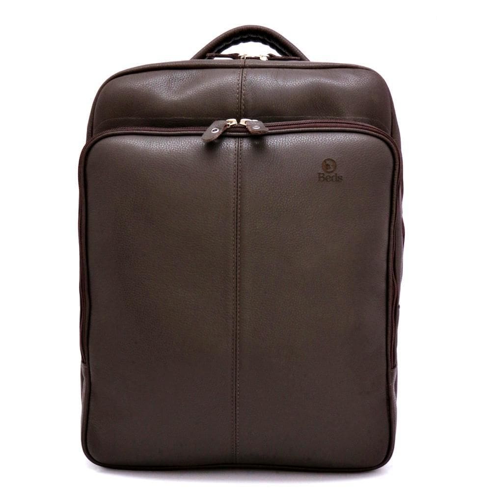 Mochila executiva masculina couro 30 litros