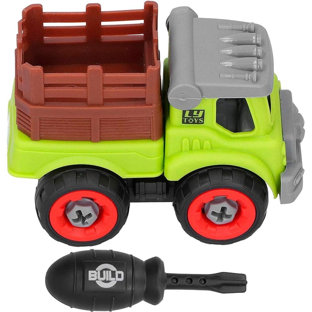 Carrinho de Brinquedo Monta e Desmonta com Ferramentas Verde CXL900-104B - Dorémi