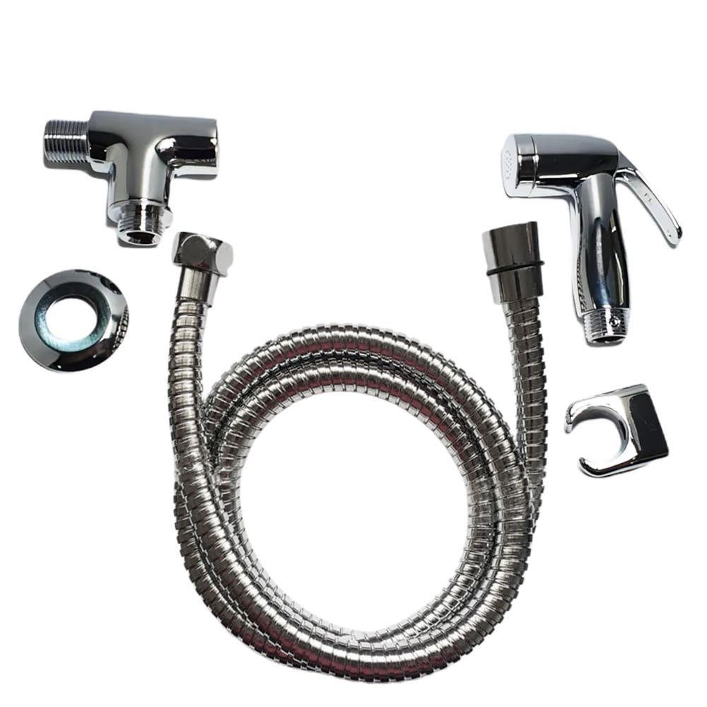 Desviador Com Mangueira E Duchinha Manual Para Ducha E Chuveiro Cardal Cromado - 2300934K160