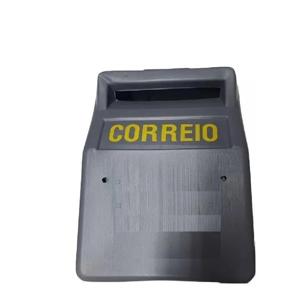 Caixa De Correspondencia Reforçada Grade - Cinza
