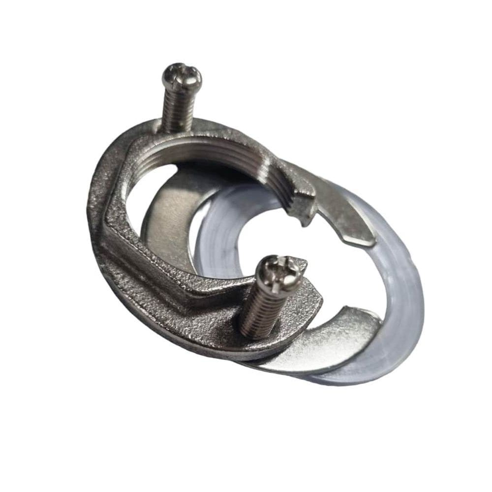 Porca Fixação INOX Monocomando ferradura 31,5mm SOBRE Aperto Duplo Parafuso - 4044FERINX