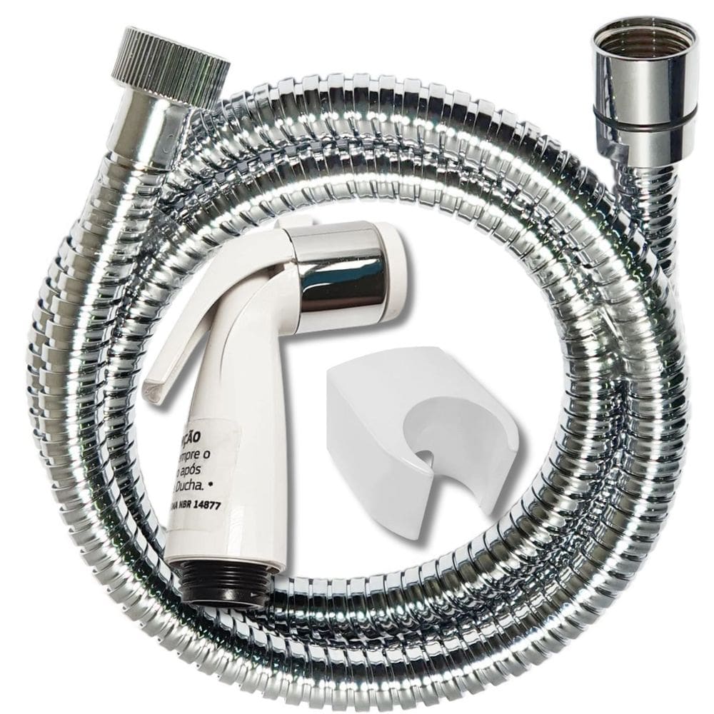 Kit Flexível Ducha Higiênica e Suporte Deca - 4906303K100