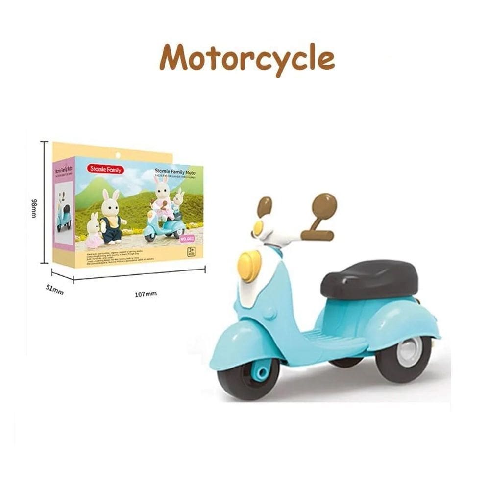 Sylvanian Families Stomle Family Moto Motorcycle Epoch