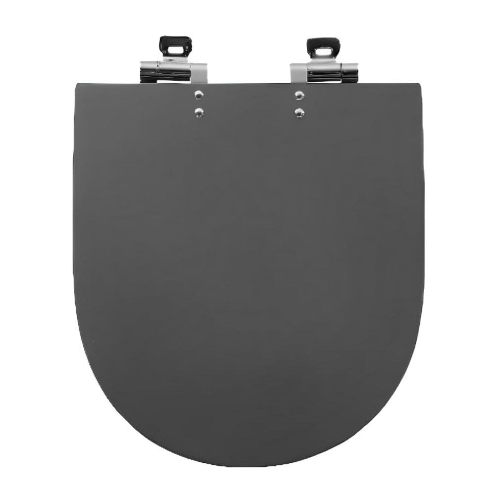 Assento Poliéster Sicmol Riv/Smart/Nexo/Neo Soft Close Preto Fosco - 114399