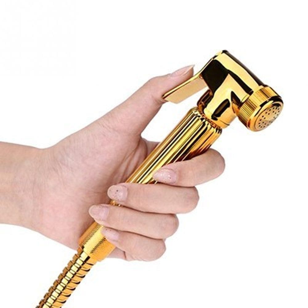 Ducha Higiênica Luxo Gold Flexível E Suporte - 1607201