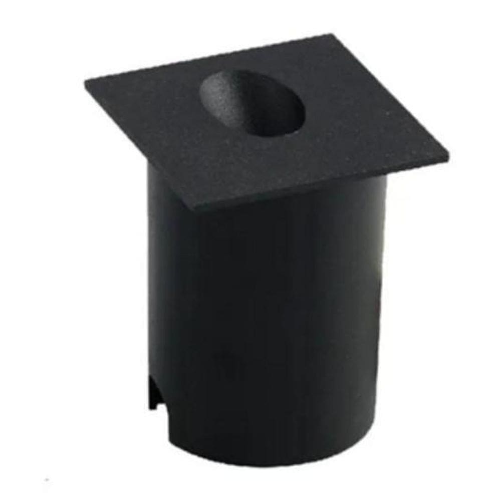 Balizador Quadrado Embutir Interno Preto Ip20 3W 3000K Luz
