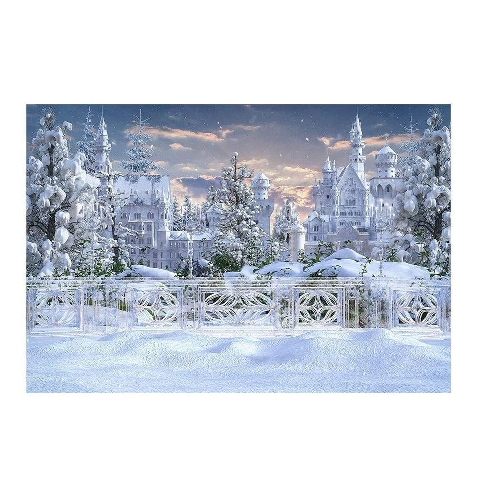Fundo Fotográfico Tecido Sublimado Gigante 3D Natal