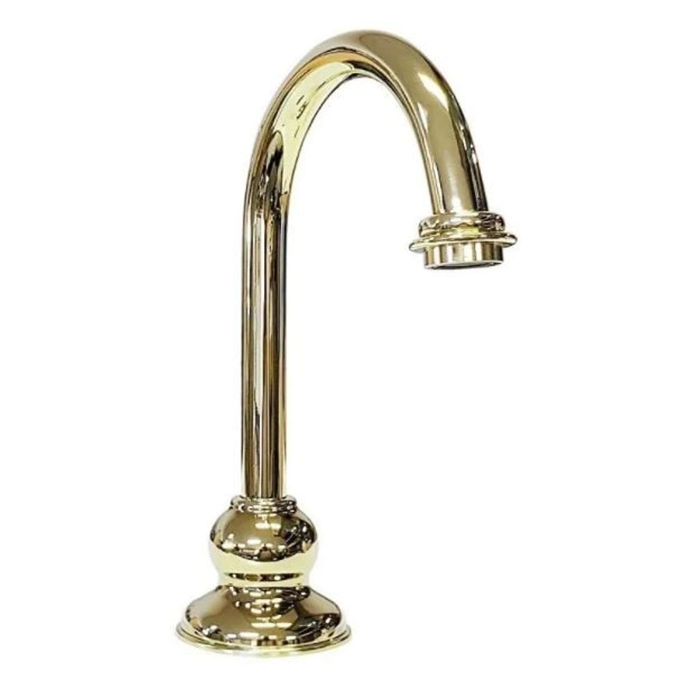 Bica Alta Misturador Deca Lavatório Belle Époque Tiffany Dourada  4908273
