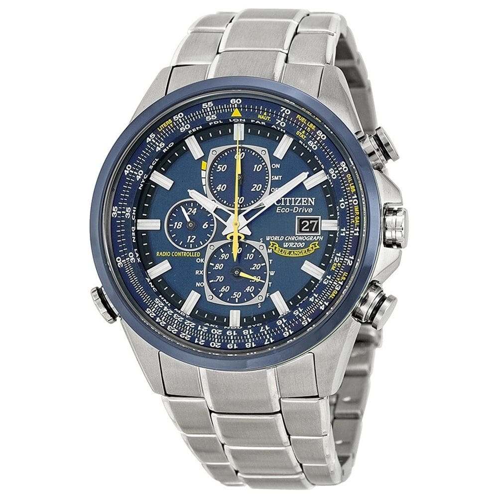 Relógio citizen eco drive blue angels at8020-54l