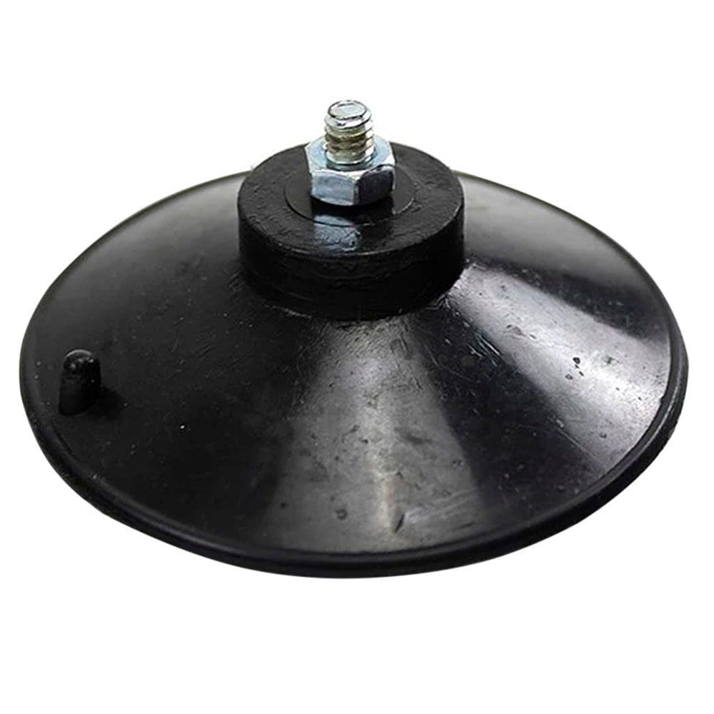 10 Ventosa de 90mm (9 cm) Em PVC Preto Com Parafuso e Porca