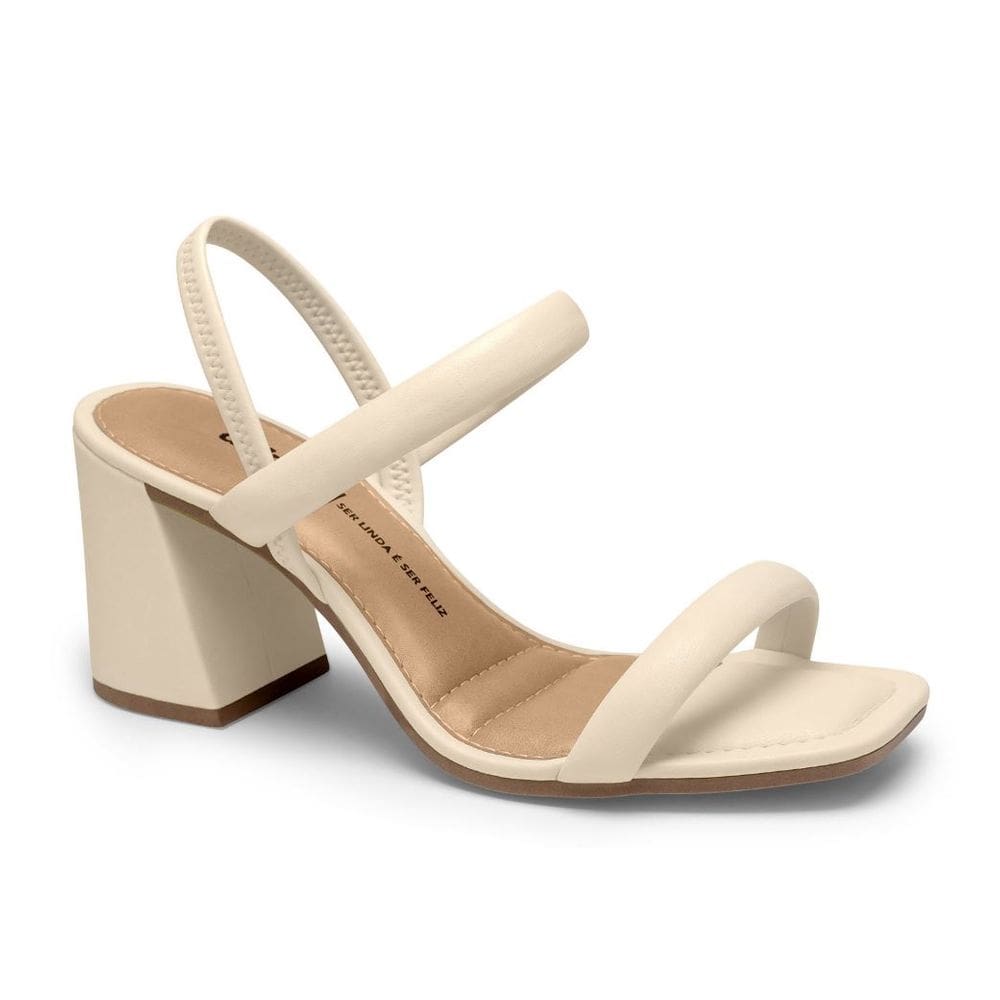 Sandália Feminina Dakota Salto Blocado Tiras Grossas